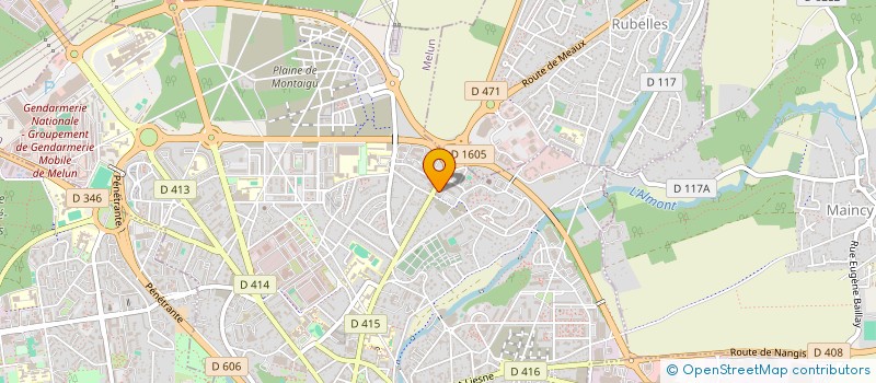 localisation de l'entreprise MONSIEUR MONZON DIOP à MELUN