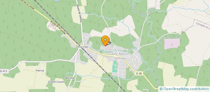 localisation de l'entreprise MONSIEUR MONZON METBACH  SAINT-MARTIN-D'ONEY