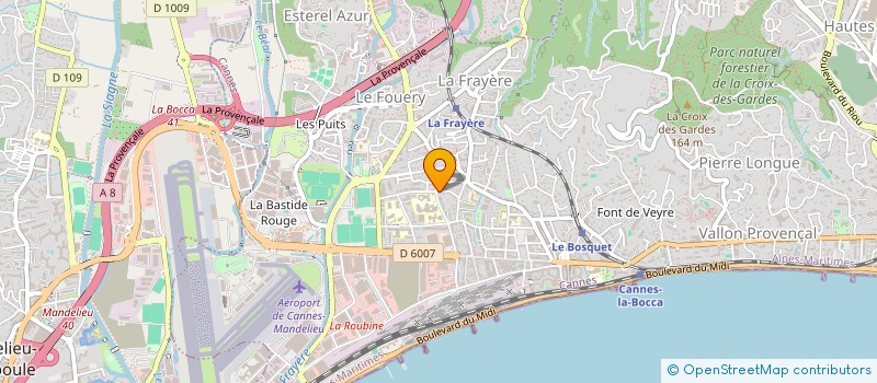 localisation de l'entreprise MONSIEUR MOONES CHERIFI à CANNES