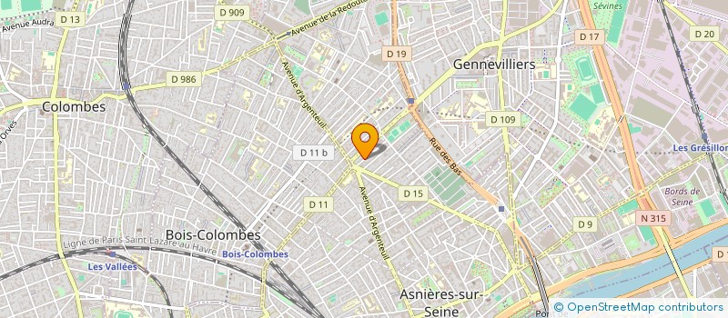 localisation de l'entreprise MONSIEUR MOORE EZRAH  ASNIERES-SUR-SEINE