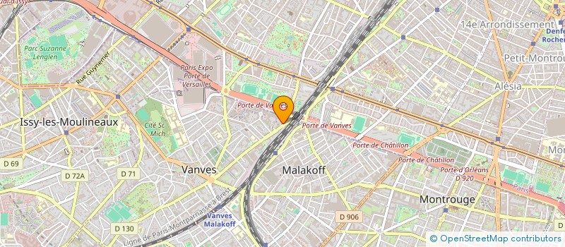 localisation de l'entreprise MONSIEUR MOOTEZ HICHRI  VANVES