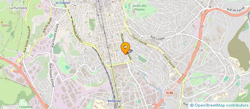 localisation de l'entreprise MONSIEUR MOR DIAW  SAINT-ETIENNE