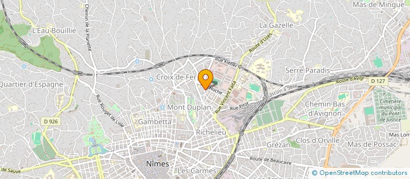 localisation de l'entreprise MONSIEUR MOR THIAM  NIMES