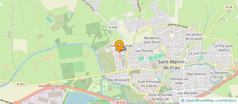 localisation de l'entreprise MONSIEUR MORAD ABID à SAINT MARTIN DE CRAU