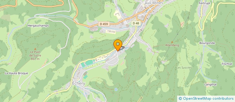 localisation de l'entreprise MONSIEUR MORAD AISSANI  SAINTE-MARIE-AUX-MINES