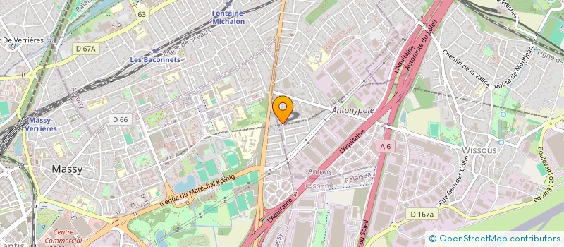 localisation de l'entreprise MONSIEUR MORAD AMRANE à ANTONY