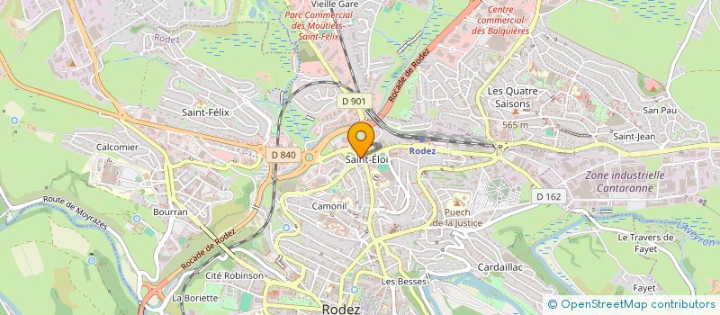 localisation de l'entreprise MONSIEUR MORAD ATIK  RODEZ