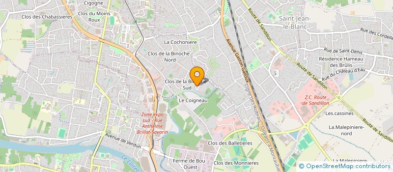 localisation de l'entreprise MONSIEUR MORAD BENKELTOUM à ORLEANS