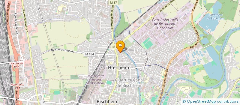 localisation de l'entreprise MONSIEUR MORAD BOULKERARA  HNHEIM