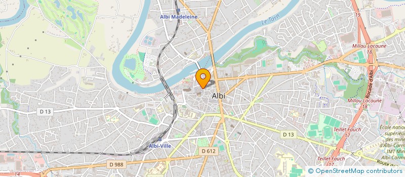 localisation de l'entreprise MONSIEUR MORAD BOUYABANE à ALBI