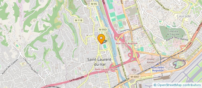 localisation de l'entreprise MONSIEUR MORAD BOUZAIANE à SAINT-LAURENT-DU-VAR