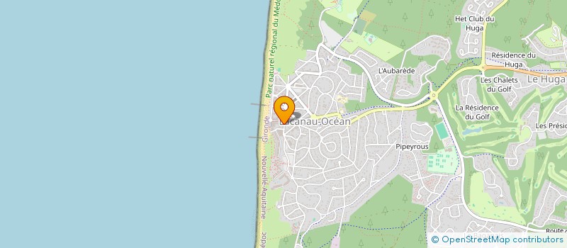 localisation de l'entreprise MONSIEUR MORAD CHAHMA  LACANAU