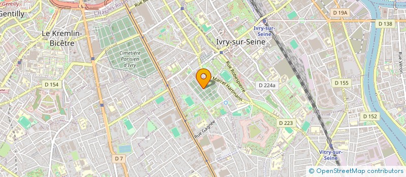 localisation de l'entreprise MONSIEUR MORAD CHEKRID  IVRY-SUR-SEINE