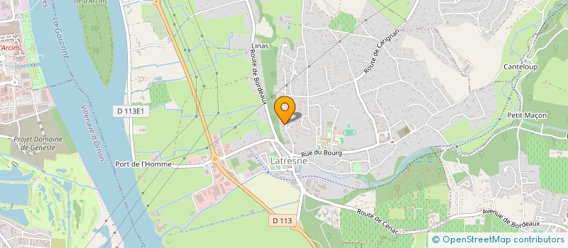 localisation de l'entreprise MONSIEUR MORAD COUSIN  LATRESNE