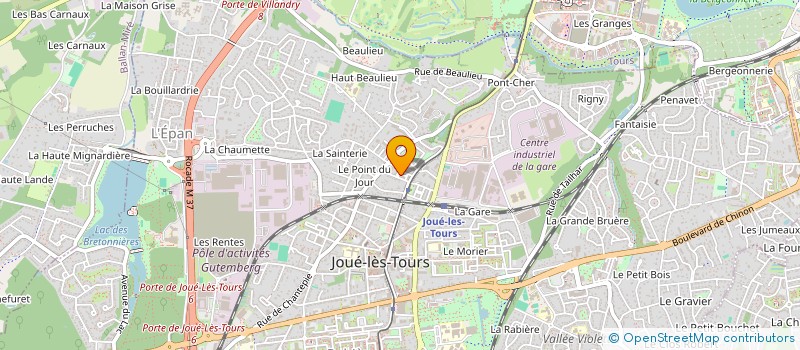 localisation de l'entreprise MONSIEUR MORAD DERGHAM  JOUE-LES-TOURS