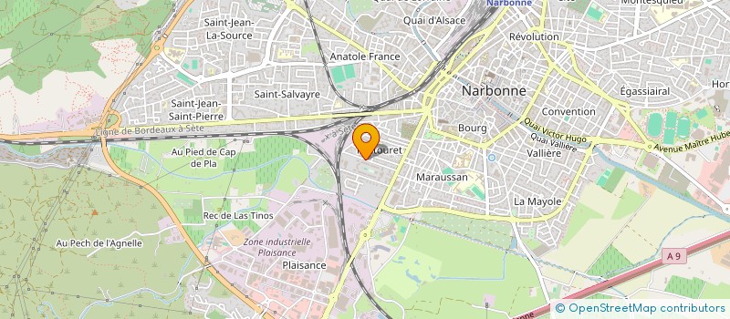 localisation de l'entreprise MONSIEUR MORAD EL HANY à NARBONNE