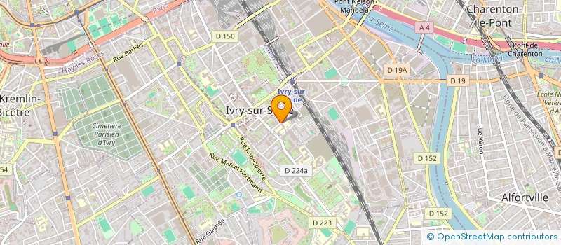 localisation de l'entreprise MONSIEUR MORAD FAOUZI  IVRY-SUR-SEINE