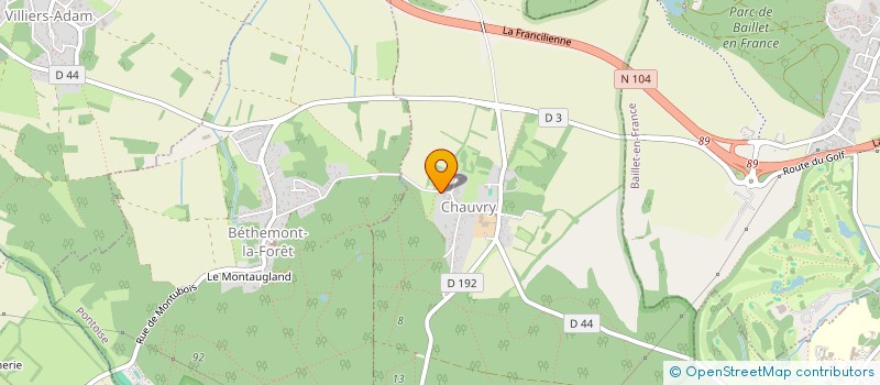 localisation de l'entreprise MONSIEUR MORAD HADJI  CHAUVRY