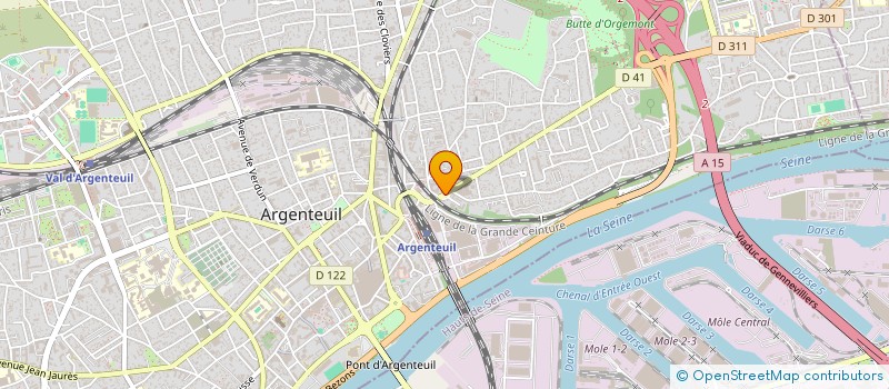 localisation de l'entreprise MONSIEUR MORAD ID BELLOUCH  ARGENTEUIL