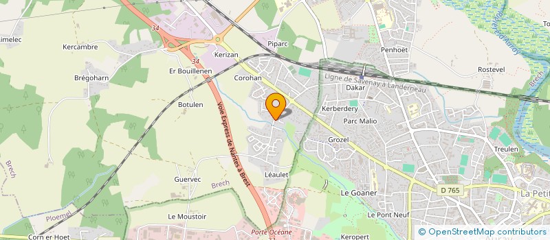 localisation de l'entreprise MONSIEUR MORAD KHECHCHAB  BRECH