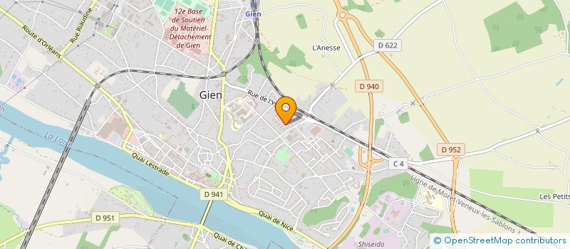 localisation de l'entreprise MONSIEUR MORAD LAACHIR à GIEN