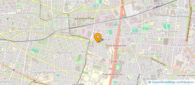 localisation de l'entreprise MONSIEUR MORAD LEMDAIH à BRON