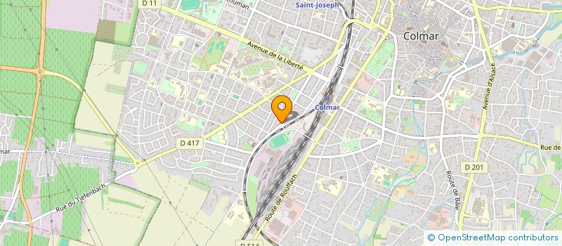 localisation de l'entreprise MONSIEUR MORAD MATA  COLMAR