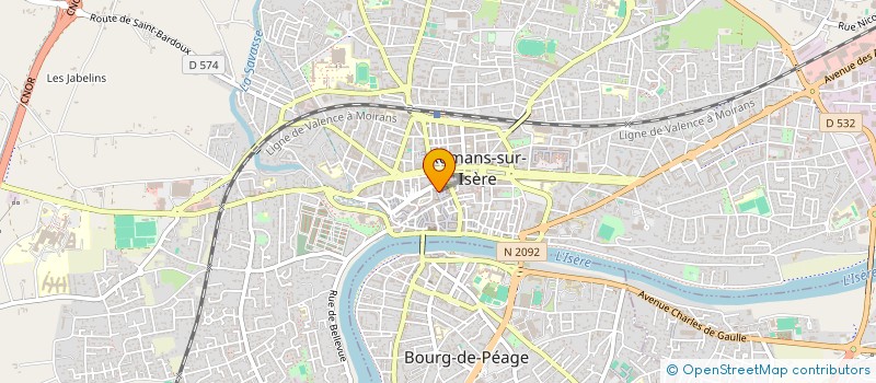 localisation de l'entreprise MONSIEUR MORAD MOKNECHE  ROMANS-SUR-ISERE