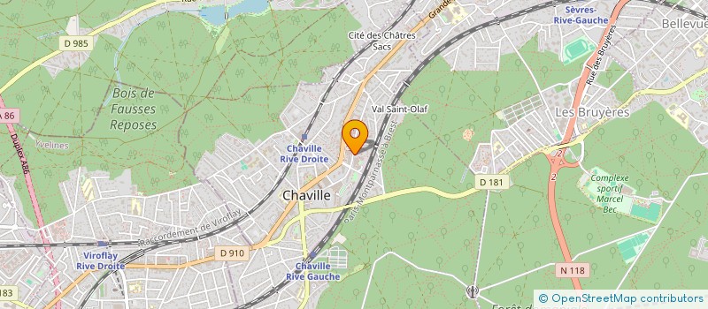 localisation de l'entreprise MONSIEUR MORAD MORAD à CHAVILLE