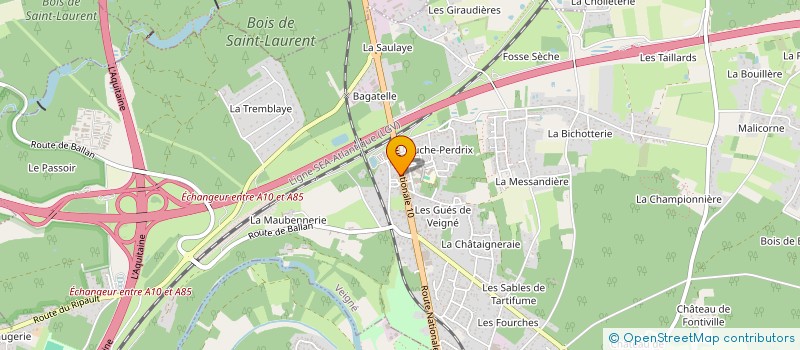 localisation de l'entreprise MONSIEUR MORAD MOUTAOUAKIL  VEIGNE