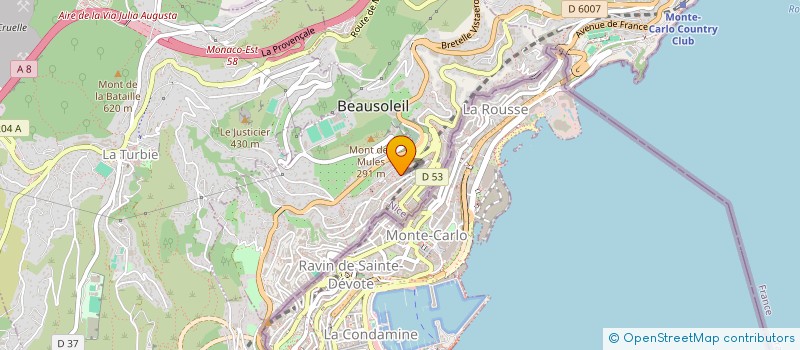 localisation de l'entreprise MONSIEUR MORAD OUCHENE à BEAUSOLEIL