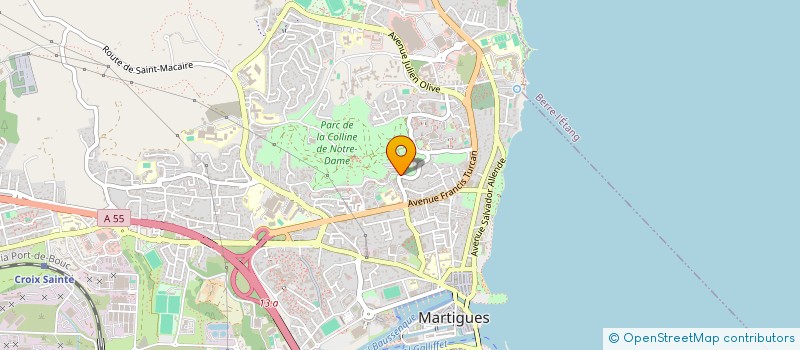 localisation de l'entreprise MONSIEUR MORAD OUGHAZMANE  MARTIGUES