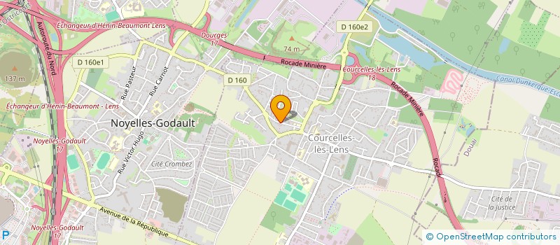 localisation de l'entreprise MONSIEUR MORAD OURAGHI  COURCELLES-LES-LENS