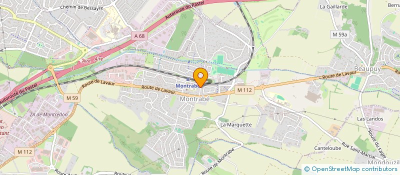 localisation de l'entreprise MONSIEUR MORAD SOUICI  MONTRABE