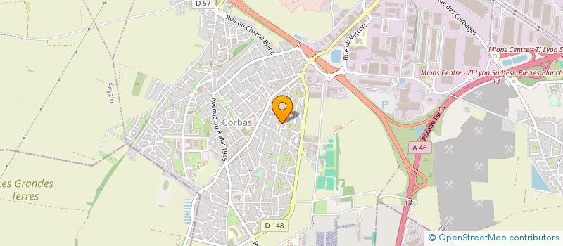 localisation de l'entreprise MONSIEUR MORAD SOUR à CORBAS