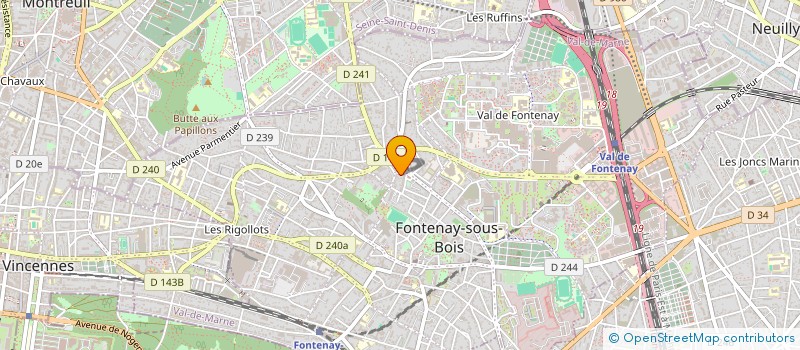 localisation de l'entreprise MONSIEUR MORAD SOURTA à FONTENAY-SOUS-BOIS