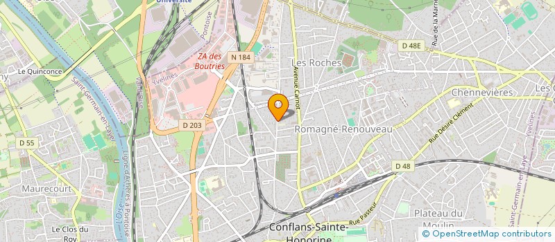 localisation de l'entreprise MONSIEUR MORAD TAALBI  CONFLANS-SAINTE-HONORINE