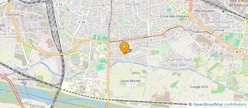 localisation de l'entreprise MONSIEUR MORAD ZOUGAGHI  AVIGNON