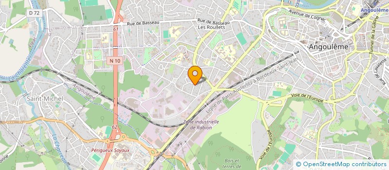 localisation de l'entreprise MONSIEUR MORADE BENAHMED à ANGOULEME