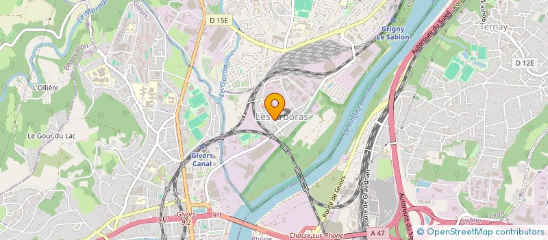 localisation de l'entreprise MONSIEUR MORADE BENMESSAOUD  GRIGNY-SUR-RHONE