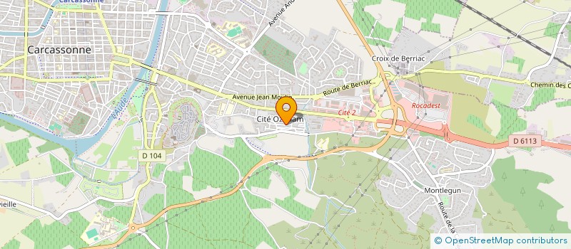 localisation de l'entreprise MONSIEUR MORADE HAMRIA à CARCASSONNE