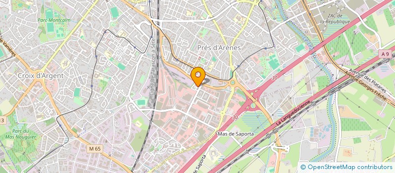 localisation de l'entreprise MONSIEUR MORADE HNICH à MONTPELLIER