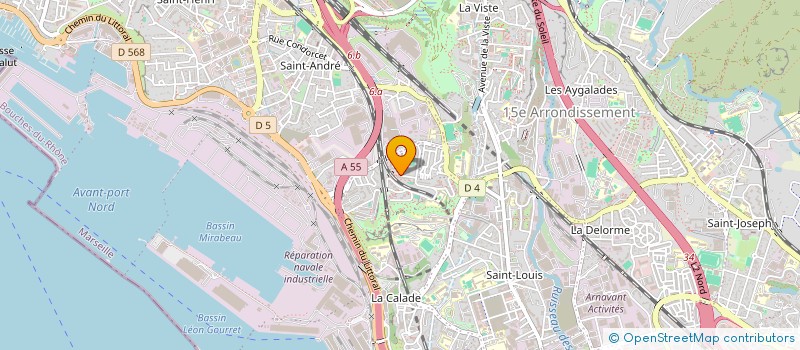 localisation de l'entreprise MONSIEUR MORADE LEBRACHE à MARSEILLE