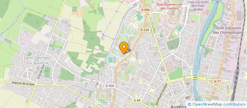 localisation de l'entreprise MONSIEUR MORADE TAHIRI à AUXERRE