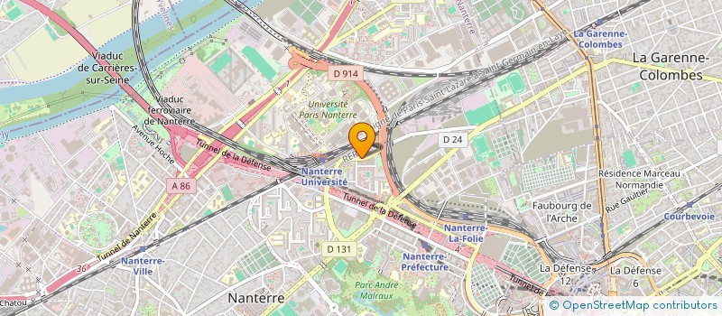 localisation de l'entreprise MONSIEUR MORADE ZEGHLI  NANTERRE