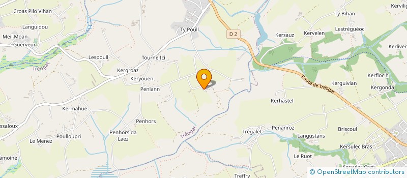 localisation de l'entreprise MONSIEUR MORAN ROIGNANT  TREOGAT