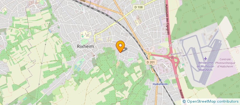 localisation de l'entreprise MONSIEUR MORAND LITZLER  RIXHEIM