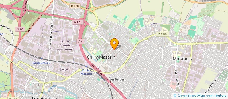 localisation de l'entreprise MONSIEUR MORANGIS JORIS  CHILLY-MAZARIN