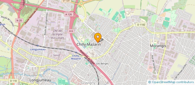 localisation de l'entreprise MONSIEUR MORANGIS SILOE  CHILLY-MAZARIN