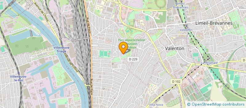 localisation de l'entreprise MONSIEUR MORANN PETER  VILLENEUVE-SAINT-GEORGES